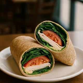 Turkey and Spinach Wrap